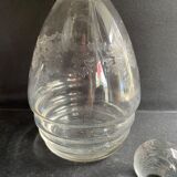 Carafe with cap - Guilloche crystal