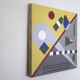 Tableau, peinture abstraite constructiviste, république tchèque
