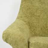 Swivel shell armchairgreen Khaki