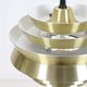Granhaga / Carl Thore “Trava” pendant lamp 25 cm / brass / gold / aluminum / mid-century modern design / 1970s