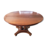 Oval mahogany table with "double" foot