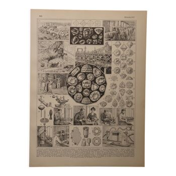 Original diamond lithograph