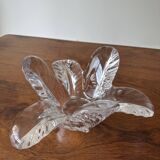 Elegant crystal trinket dish from the 60s