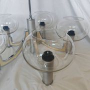 5-branched chandelier by Sciolari, Italy, space age, 1970