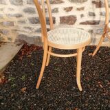 4 bistro chairs beech light