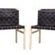 Ensemble de 4 chaises ''Ceinture de sécurité'' Gijs Bakker 1978 Hollande