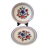 Lot of 3 vintage K & G Lunéville plates