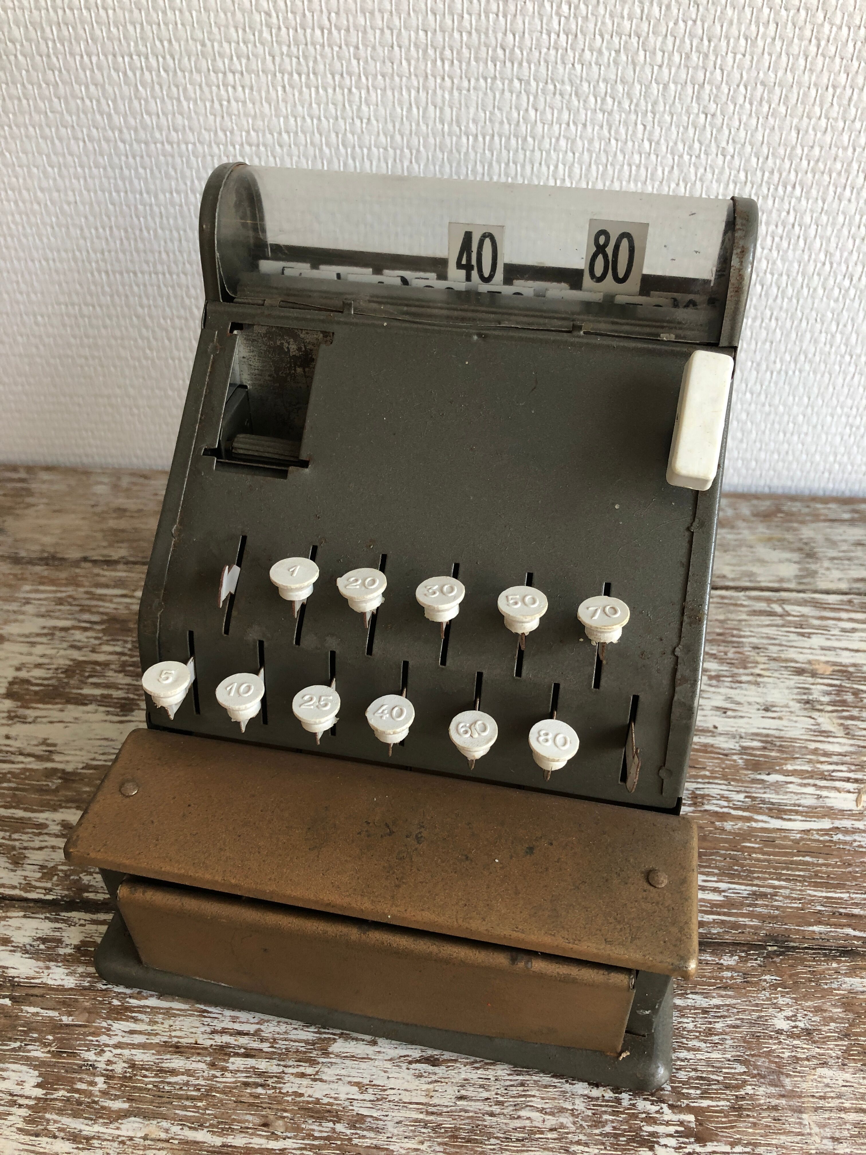 Children's cash register, 1950