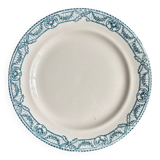 Round Salins ironstone dish, "Directoire" service