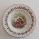 Lot vintage porcelain plates by Digoin Fragonard