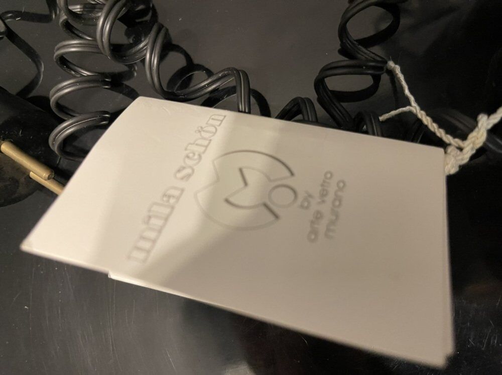 Murano Glass Table Lamps by Mila Schon, 1980s, Set of 2