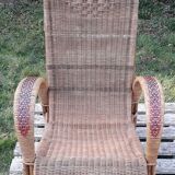 Rattan armchair