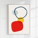 2 impressions d'art abstrait