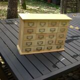 small wooden drawer unit