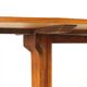 1960s vintage table in teak and beech, restored, Italy.