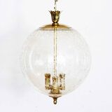 Limburg pendant lamp in glass and brass