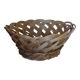 Large vintage woven wicker basket