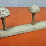 Antique faux bamboo coat rack wall rack