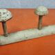Antique faux bamboo coat rack wall rack