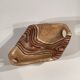 ceramic dish "faux wood" Vallauris 60s