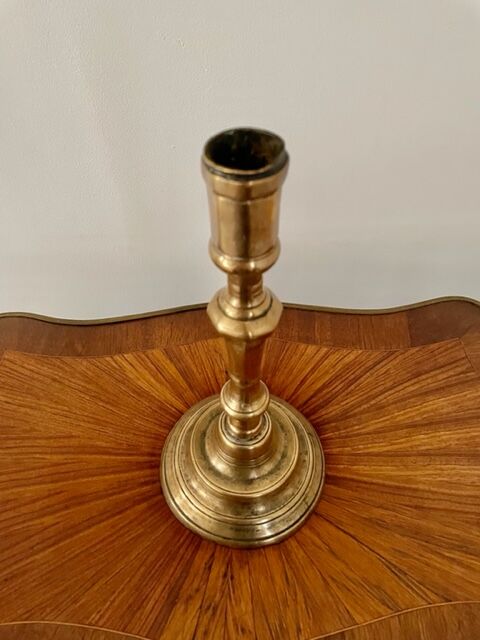 Candle holder in bronze late eighteenth century