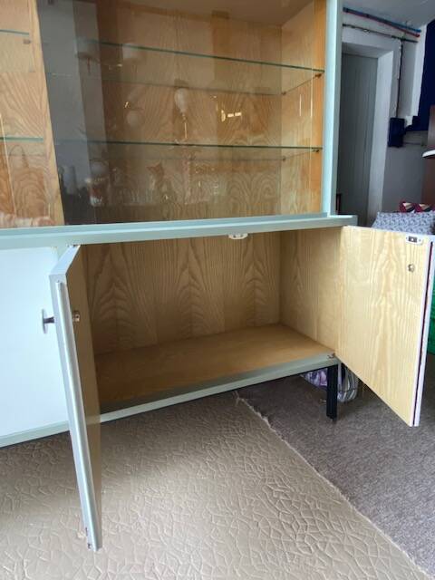 Vintage display cabinet bookcase