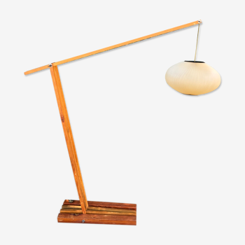 Lampadaire bois 1960