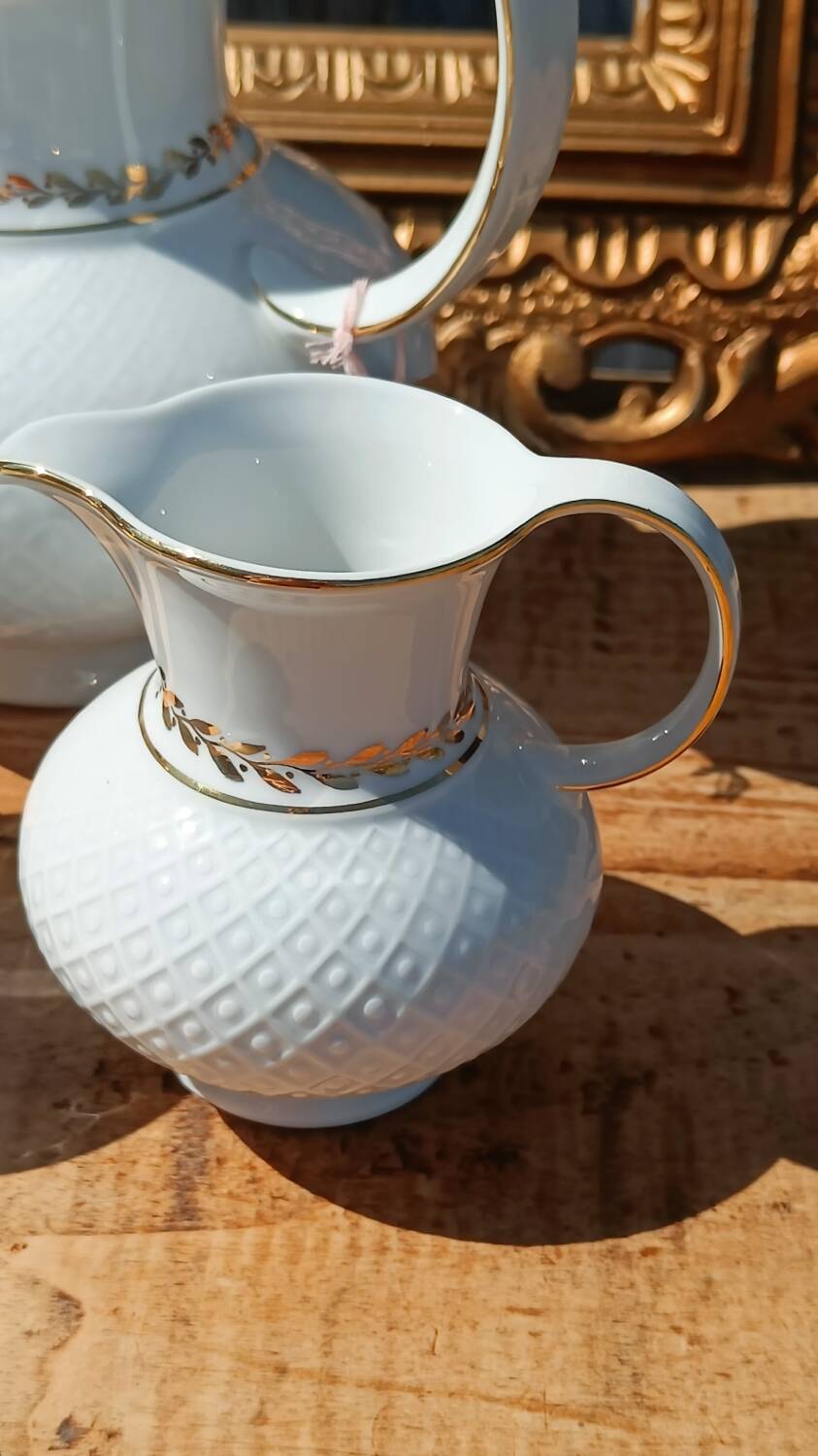 Vintage coffee service in porcelain Seltmann Weiden Bavaria –