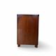 Italian art deco burl walnut chest of drawers, 1850s.