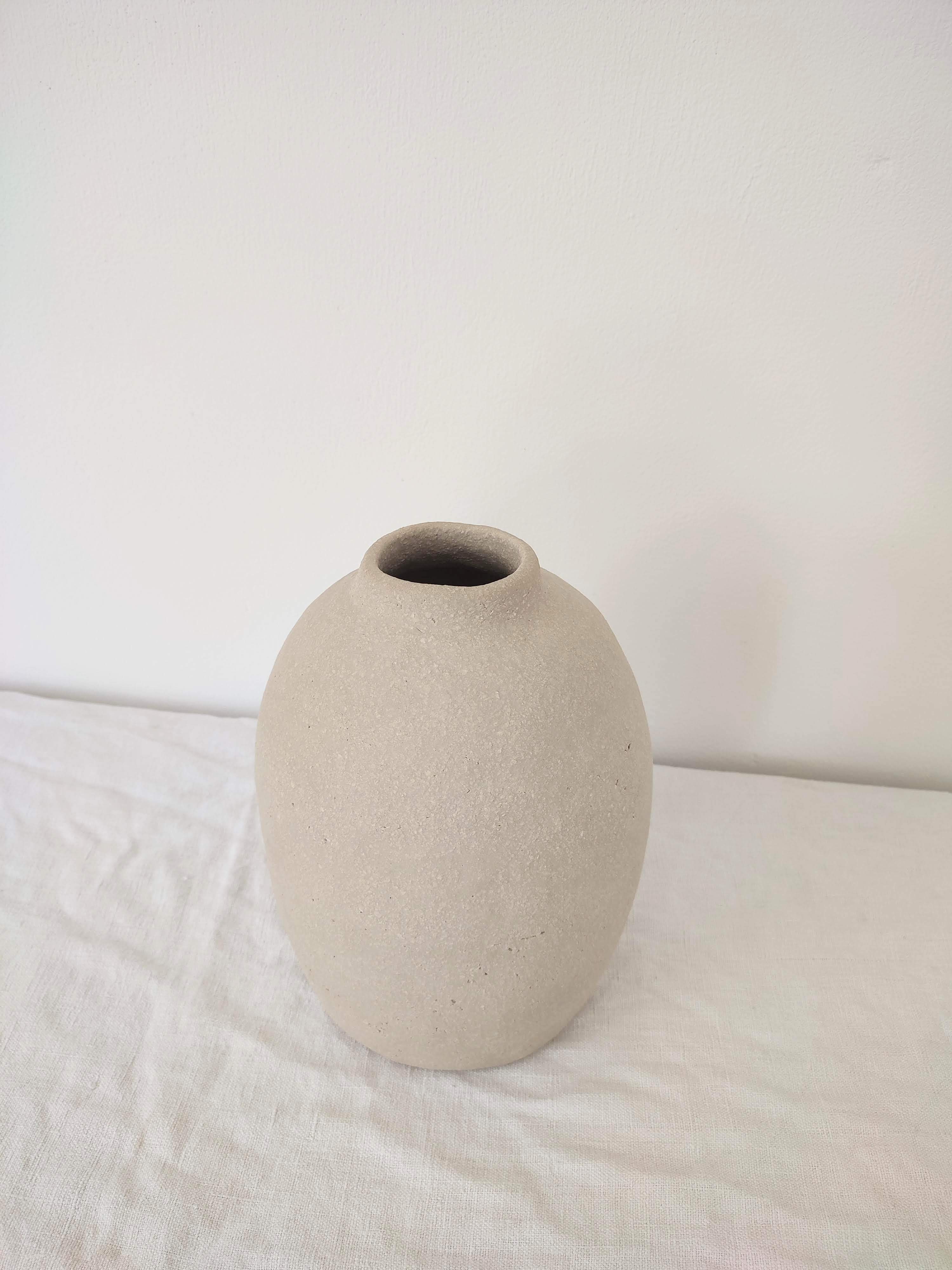 Sandstone vase unique piece