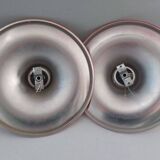 Set of two Italian Targetti design wall lights from the 70s
