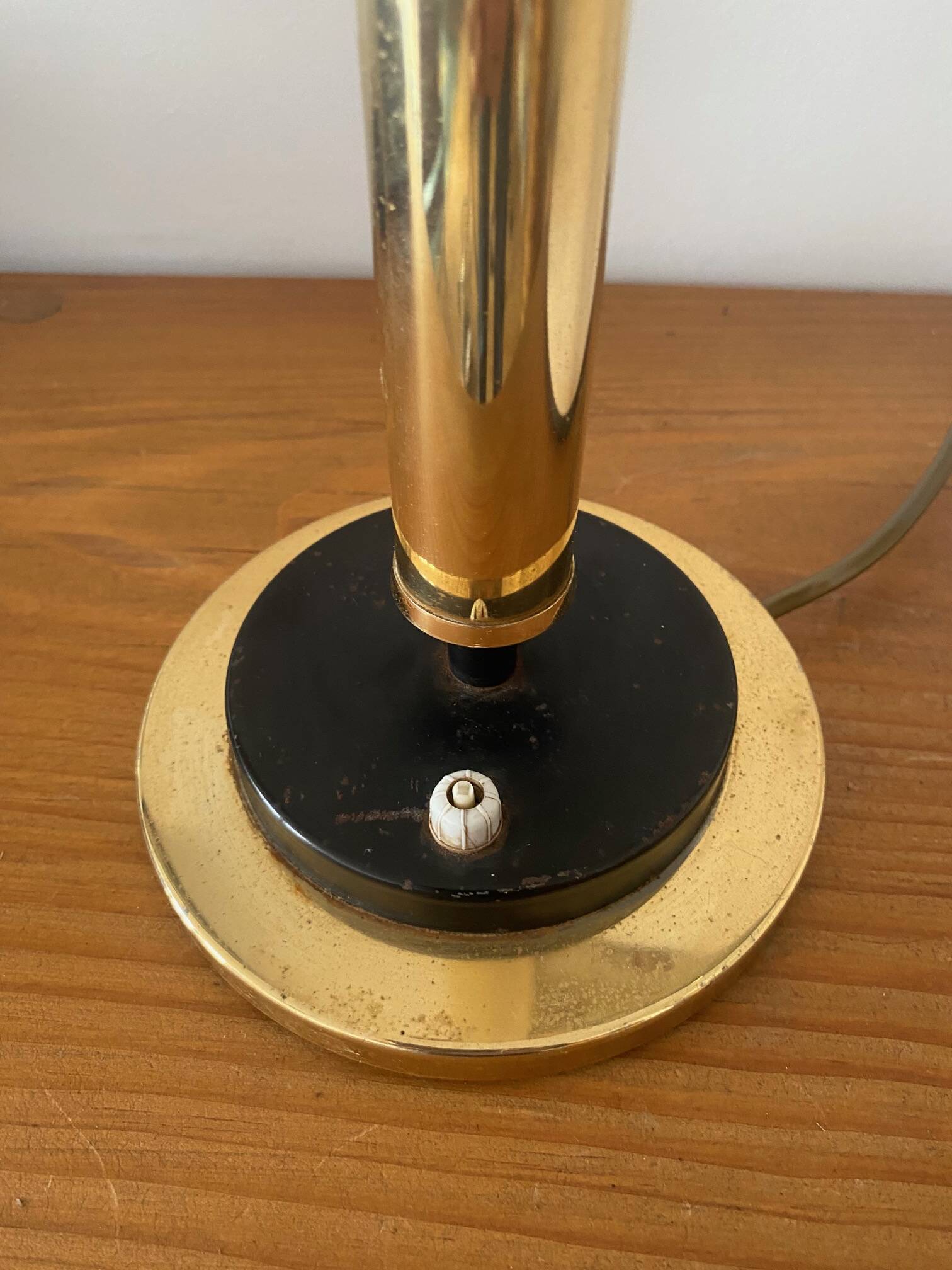 Brass desk lamp, 1950-1960