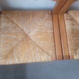 Series of 4 elm chairs and mulched back house revival