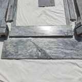 Napoleon III marble fireplace with modillions