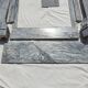 Napoleon III marble fireplace with modillions