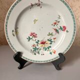 Ancienne assiette en porcelaine de Chine Compagnie des Indes, XVIIIème siècle