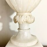 Lampe en forme d’amphore, albâtre, vers 1870
