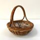 Rattan storage basket from the 50s/60s