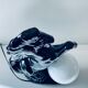 Ceramic and opaline horse lamp
