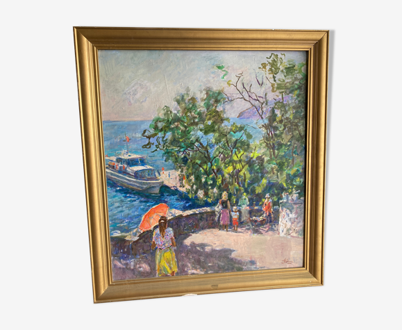 Painting landscape Pavel Yachine (1920-)