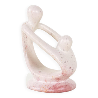 Abstract sculpture of a figure with a child, Danish design, 1980s, made in