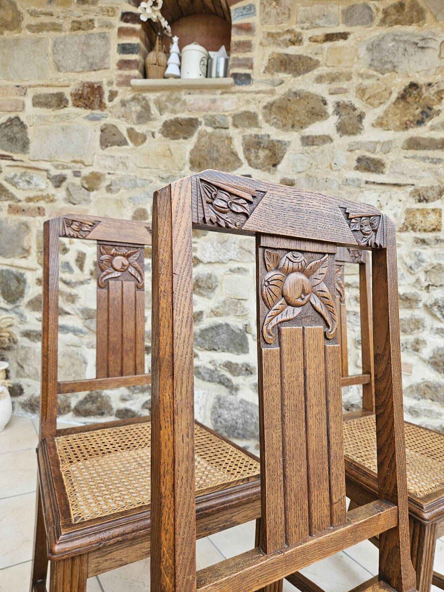 6 chaises art déco