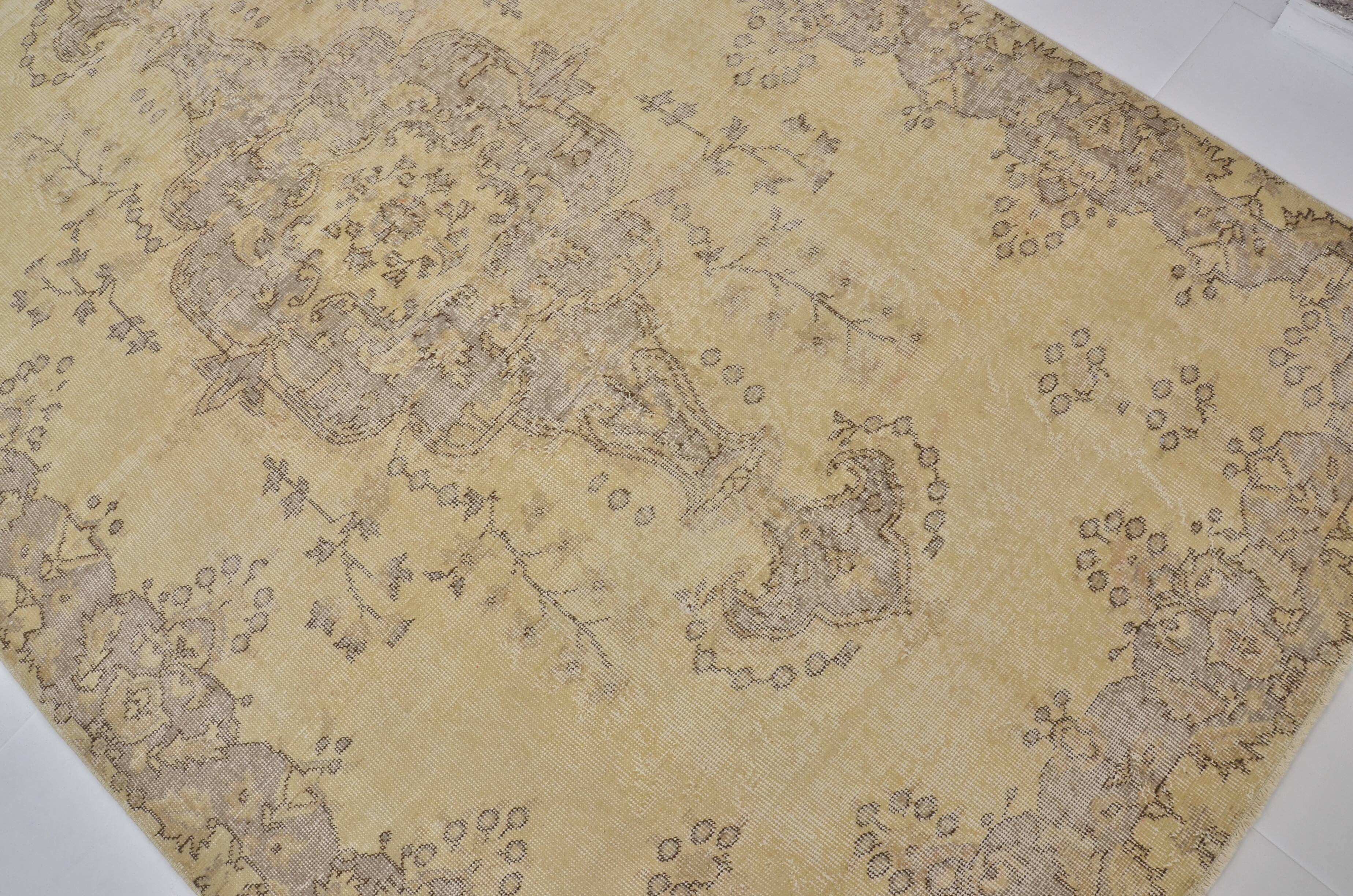 Vintage Oushak Beige Rug sku 2251