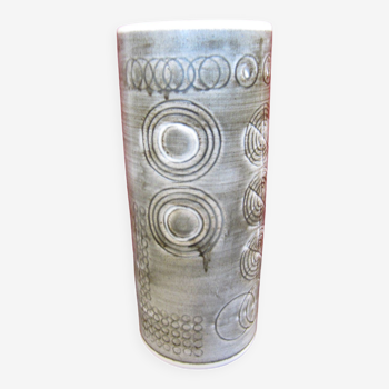 Vase céramique scandinave Sarek par Olle Alberius pour Rörstrand Suède