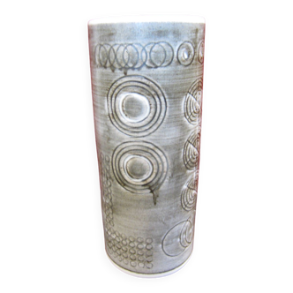 Vase céramique scandinave Sarek par Olle Alberius pour Rörstrand Suède