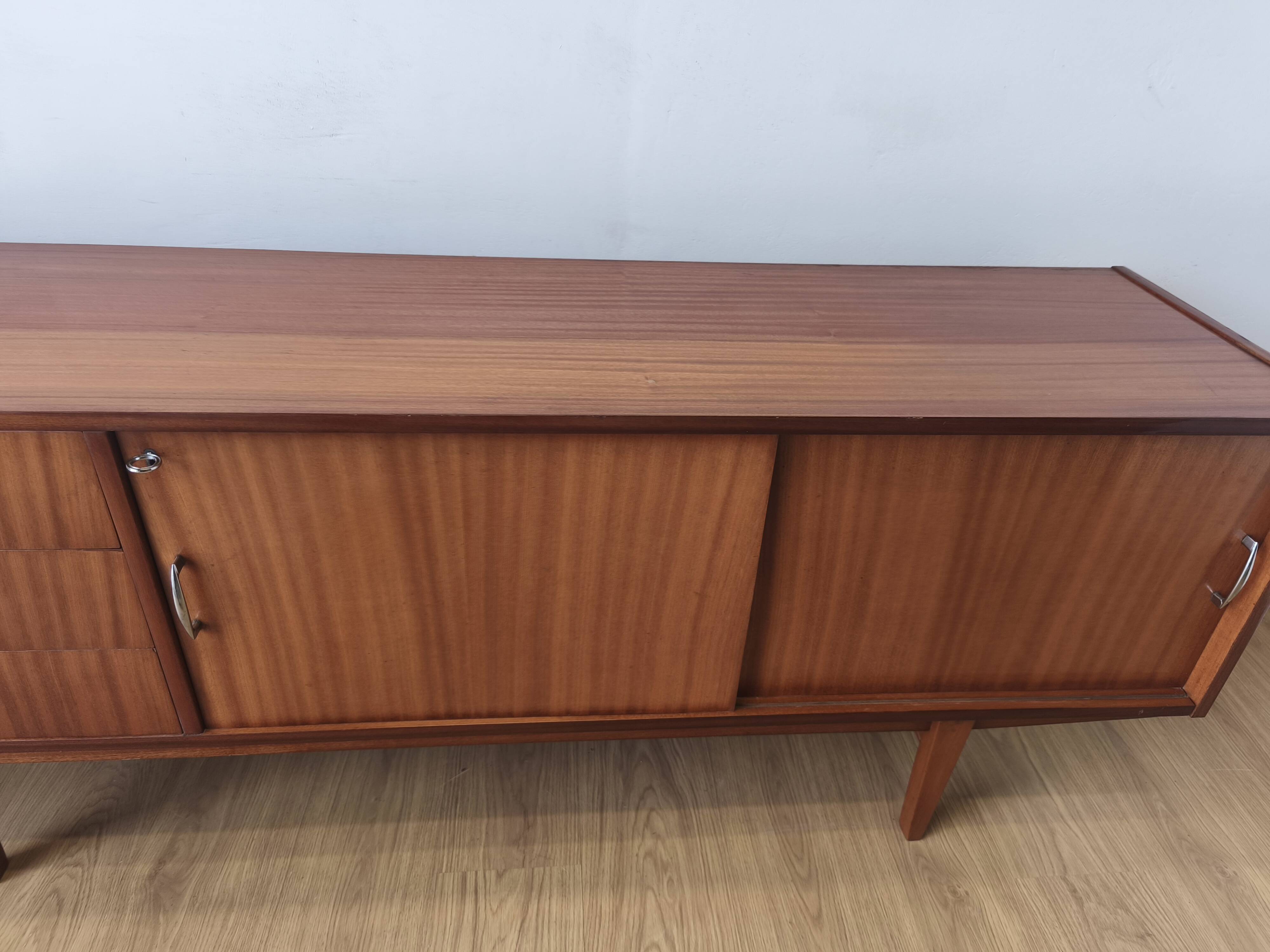 Modernist long sideboard from the 1970s.
