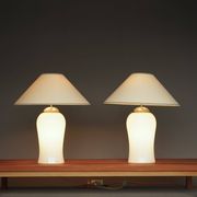 Murano Glass Table Lamps Model Tschung by Ingo Maurer for M Design, 1970s
