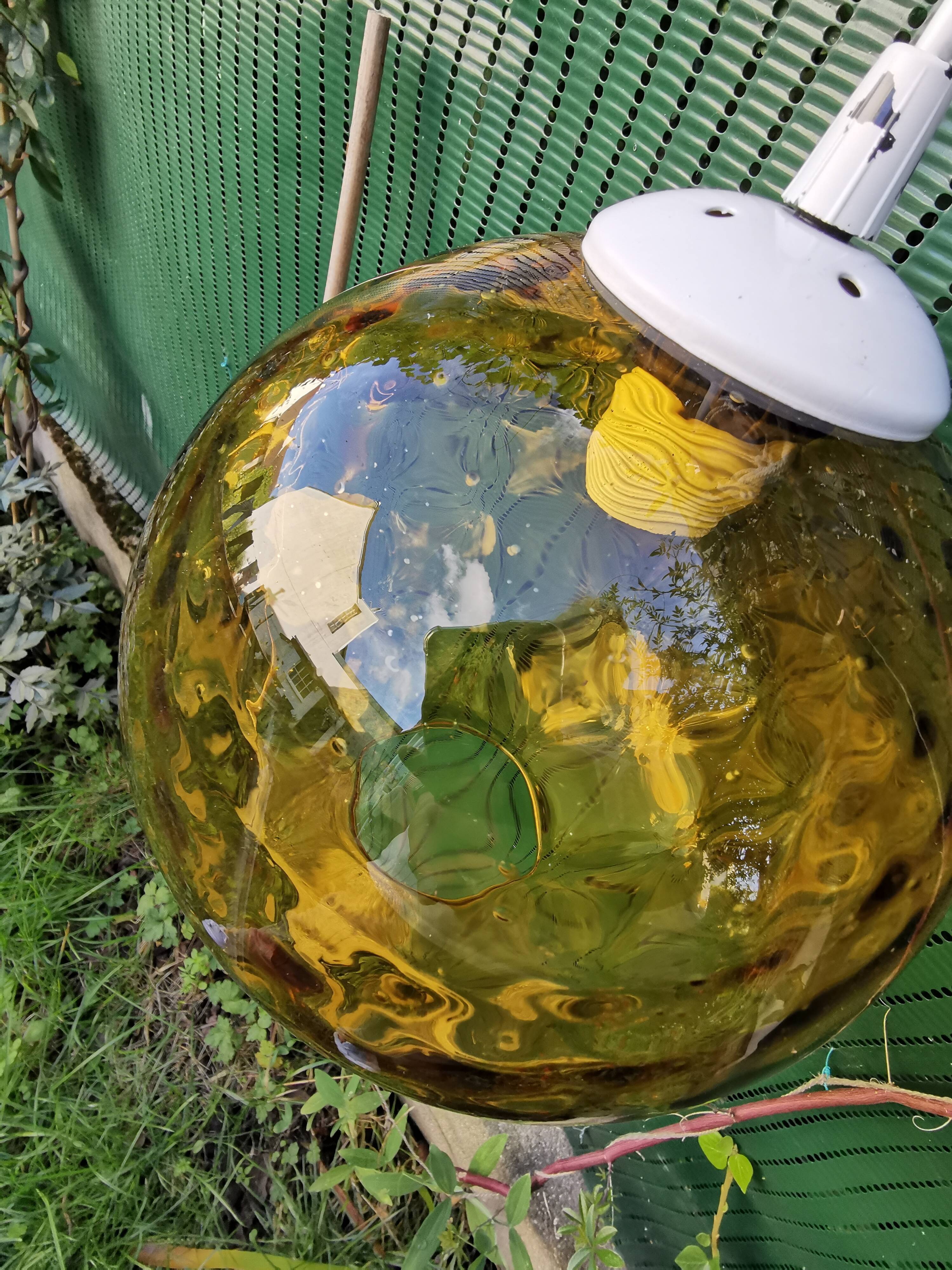 Vintage globe pendant lamp