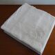 2 old R.A embroidered pillowcases in 73cm by 73cm cotton