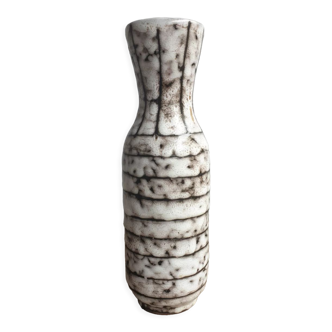 Vintage glazed ceramic vase 60s